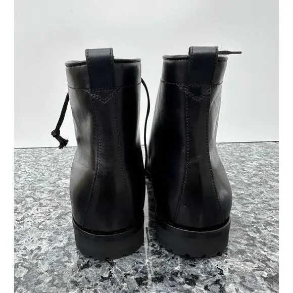 Wolf and Shepherd Leather Black Men’s size 8 Made In Portugal